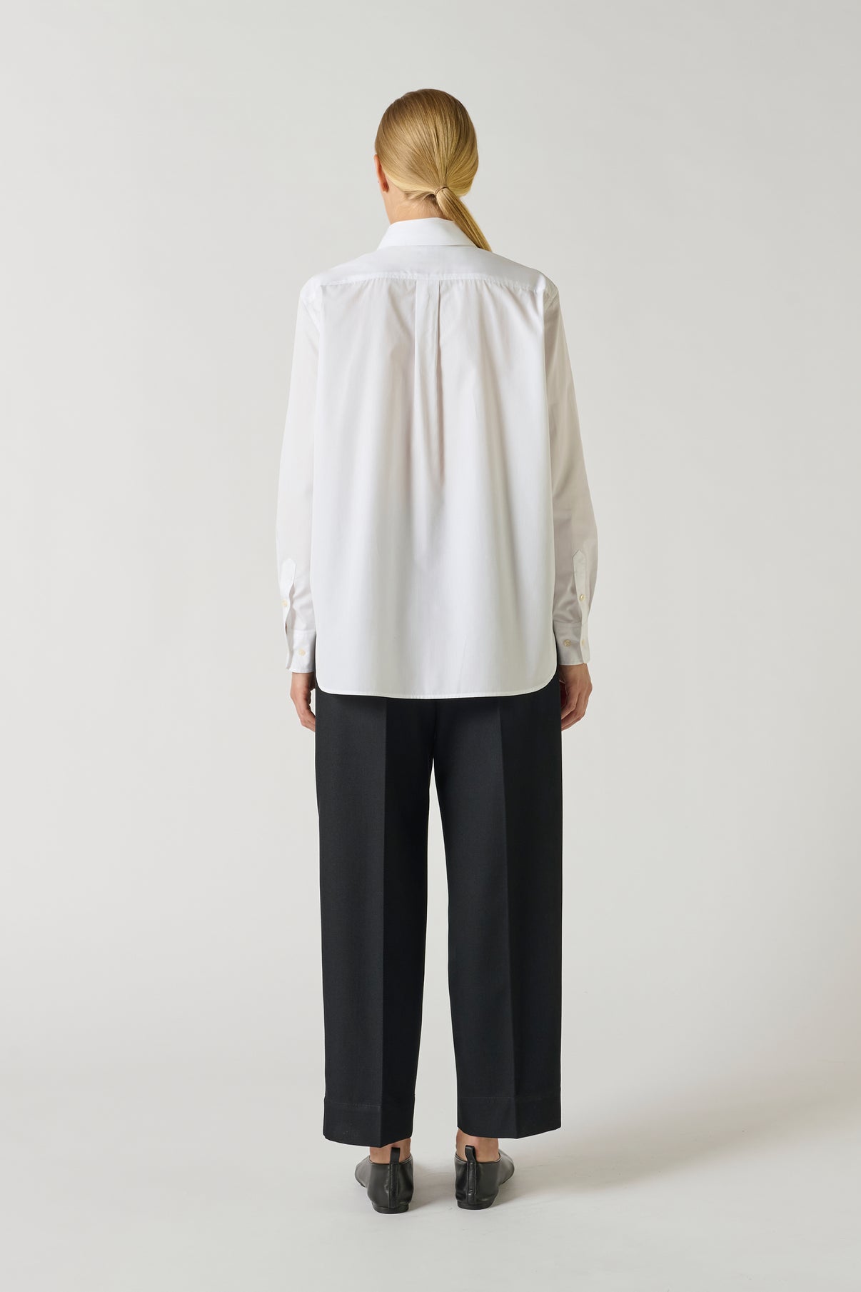 Chemise Saphir - Blanc - Coton - Femme vue 3