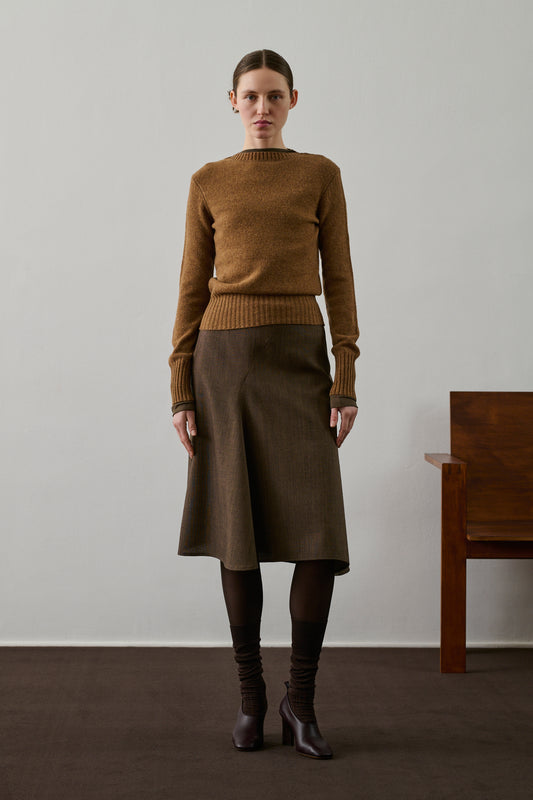 Pull Gipsy - Camel - Laine - Femme