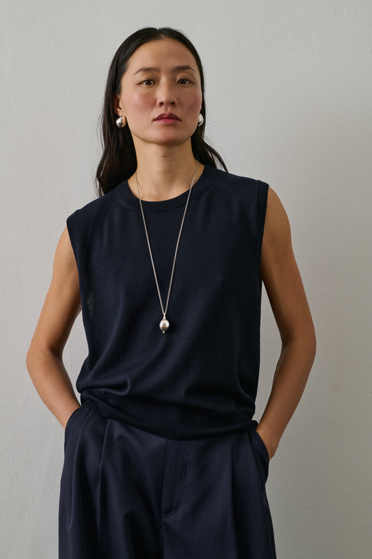 Pull Fargo - Navy - Laine - Femme