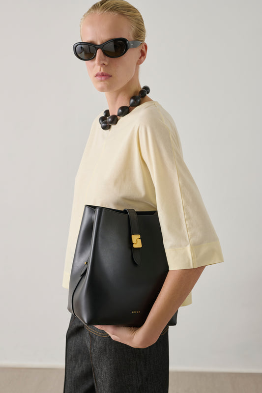 Sac Bello - Noir - Cuir - Femme