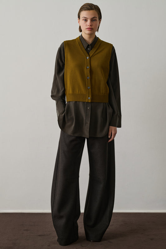 Cardigan Chiara - Bronze - Laine - Femme