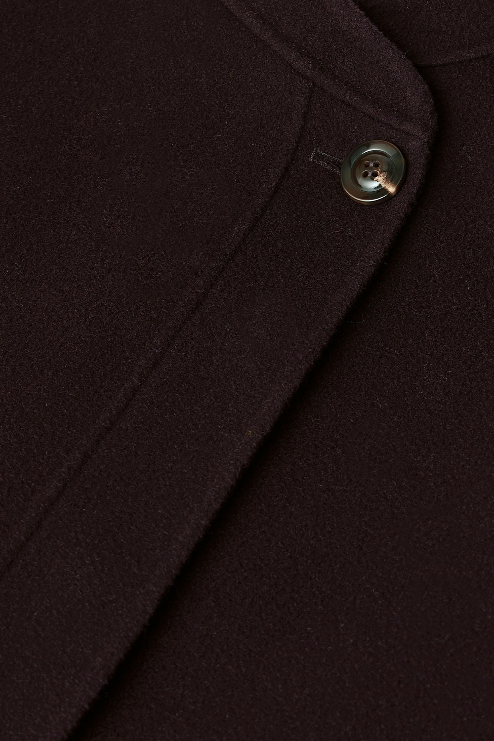Manteau Windsor - Aubergine - Laine - Femme