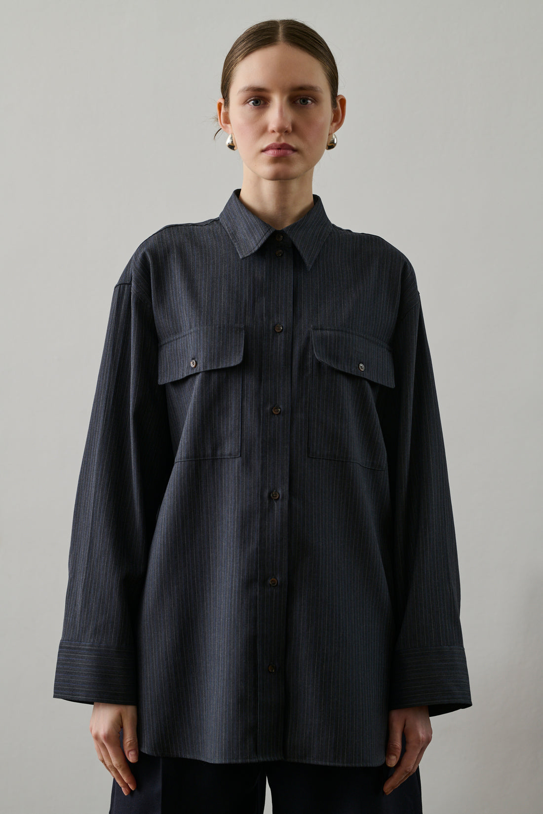 Chemise Filipa - Gris/Bleu - Femme