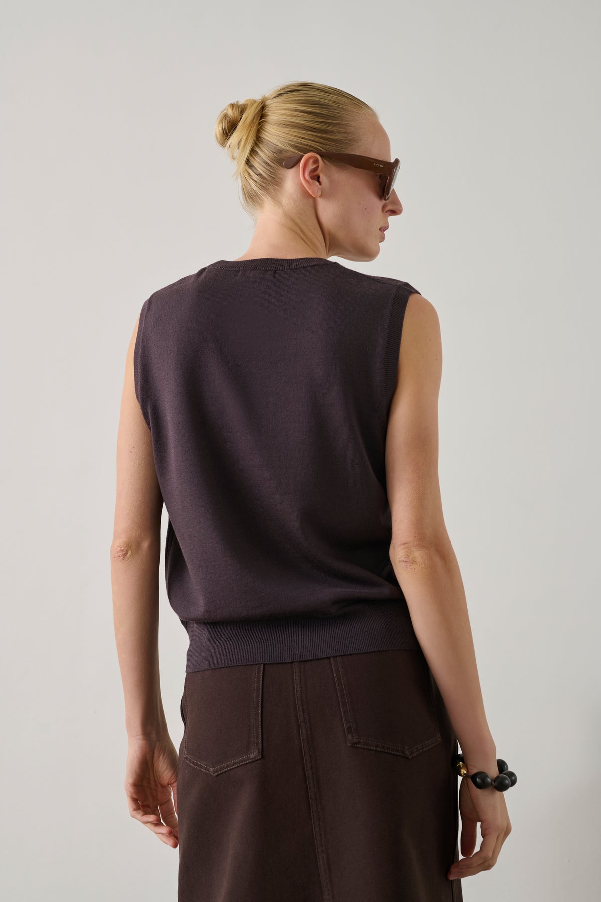 Pull Fargo - Figue - Laine mérinos - Femme vue 3