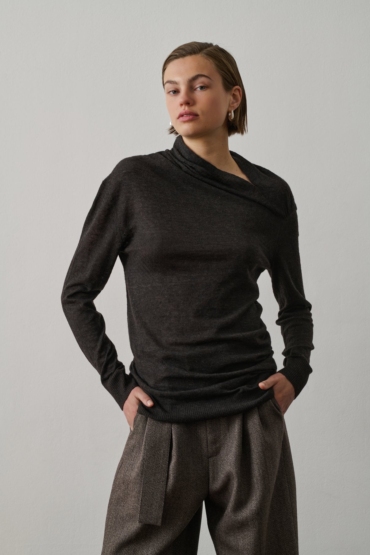 Pull Genet - Marron - Femme vue 1